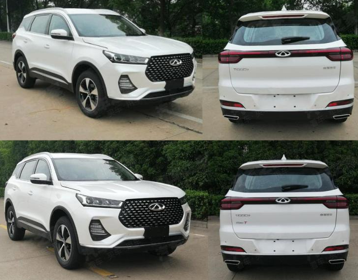 新增1.6T车型 全新奇瑞瑞虎7申报图曝光 